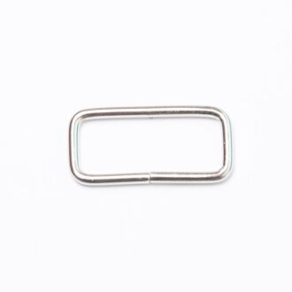 30mm Vierkantring/Rechteck silber
