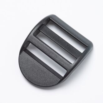 40mm Leiterschnalle Kunststoff schwarz