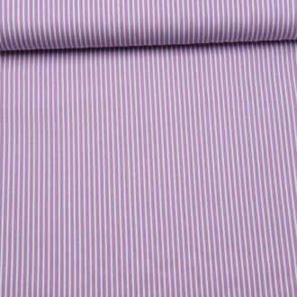 Webware Streifen lila/weiß