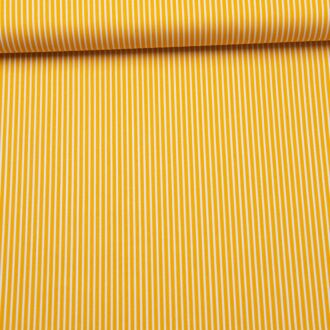 Webware Streifen gelb/weiß