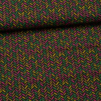 Baumwoll-Webware Pfeilspitzen bunt