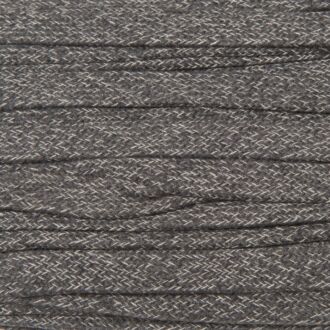 17mm Flachkordel dunkelgrau meliert