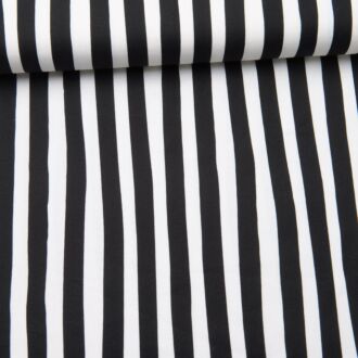 Canvas Crooked Lines schwarz/weiß