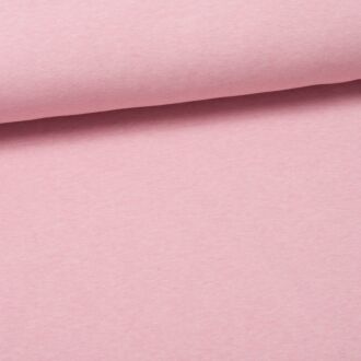 Kuscheljersey altrosa-meliert