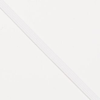 8mm Gummiband weiß