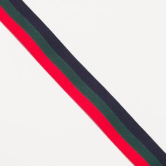 25mm Ripsband/Webband rot/grün/blau
