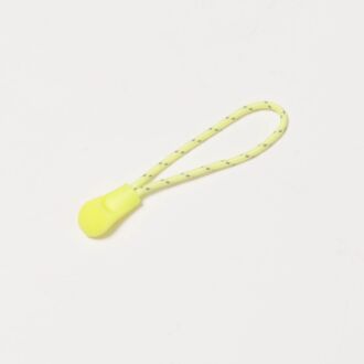 Reißverschluss-Zipper neongelb