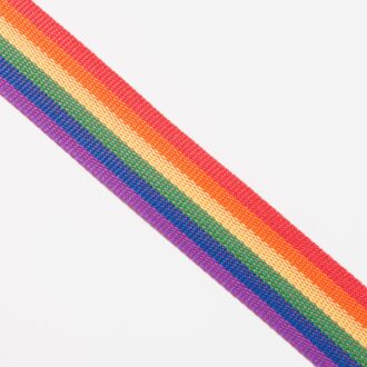 40mm Gurtband Regenbogen