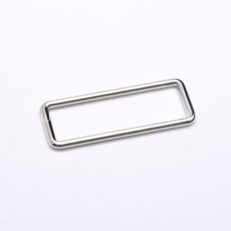 50mm Vierkantring silber