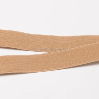 25mm Gummiband beige