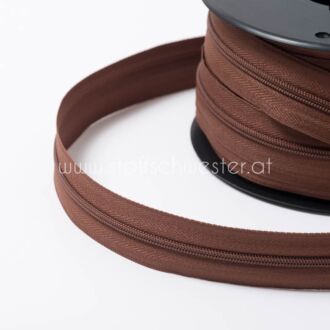 3mm Endlos-Reißverschluss mittelbraun