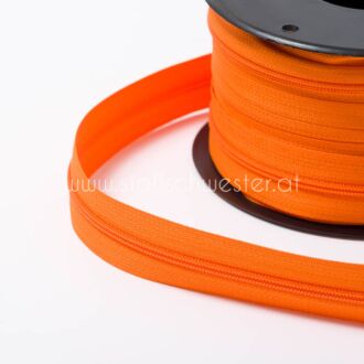 3mm Endlos-Reißverschluss mango