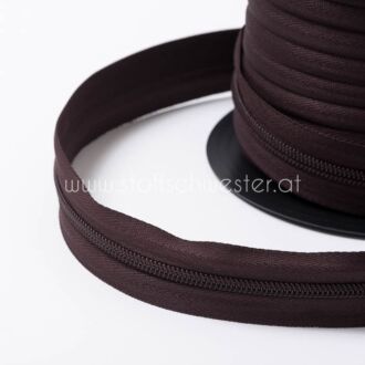 5mm Endlos-Reißverschluss dunkelbraun