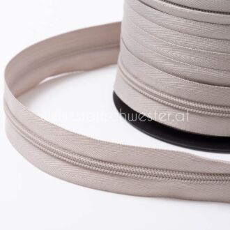 5mm Endlos-Reißverschluss hellgrau