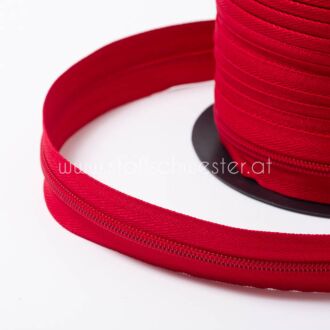 5mm Endlos-Reißverschluss rot