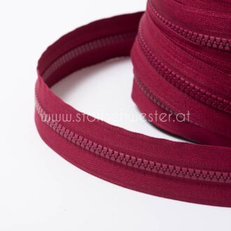 5mm Profil-Endlosreißverschluss weinrot