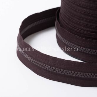 5mm Profil-Endlosreißverschluss dunkelbraun