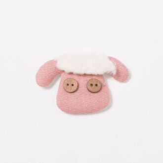 Kuschelschaf Aufnäher rosa