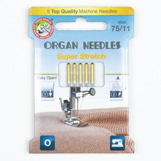 Organ Nähmaschinennadeln Super Stretch 75 Eco Pack