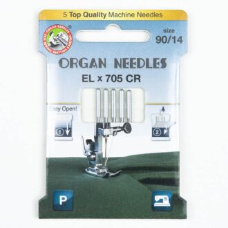 Organ Overlocknadeln ELx705 Chromium 90 Eco Pack