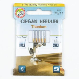 Organ Nähmaschinennadeln Titanium 75 Eco Pack