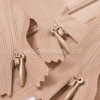 50cm Nahtverdeckter Reißverschluss cappuccino