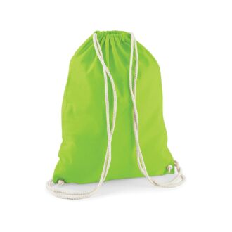 Rucksack mit Kordelzug lime