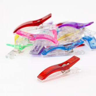 Stoff Clips groß - 10 Stk (55mm)