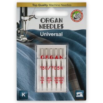 Organ Nähmaschinennadeln Universal Sortiment 70–100 Blister Pack