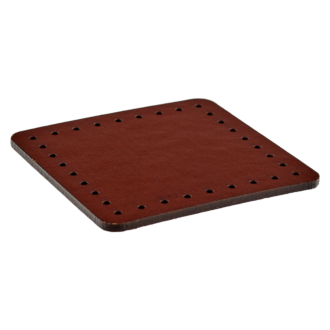 55mm Lederpatch mittelbraun (recycelt) 