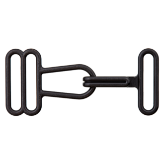 25mm Metallverschluss Haken schwarzkupfer (2 Teile)