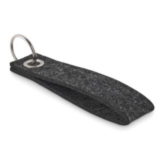 Filz-Schlüsselanhänger anthrazit-meliert