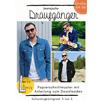 Papierschnittmuster Draufgänger Gr. 44 - 58