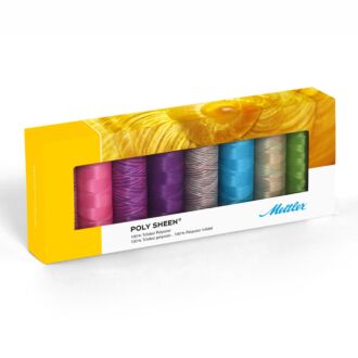 Amann Mettler POLY SHEEN Brights Kit (8 Farben / 200m)
