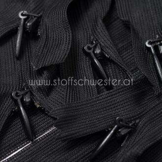 50cm Nahtverdeckter Reißverschluss schwarz