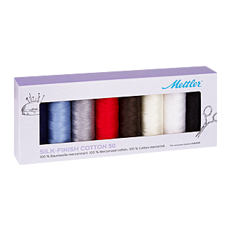 Amann Mettler Silk-Finish Cotton 50 (8 Farben Kit)