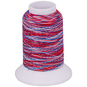 baby lock Multicolor Bauschgarn, 1000m - rot-blau-weiß