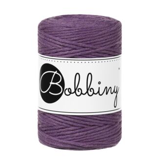 Bobbiny 1.5mm Macrame-Kordel violet (100m)