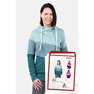 Papierschnittmuster Damen Colourblock Sweater 